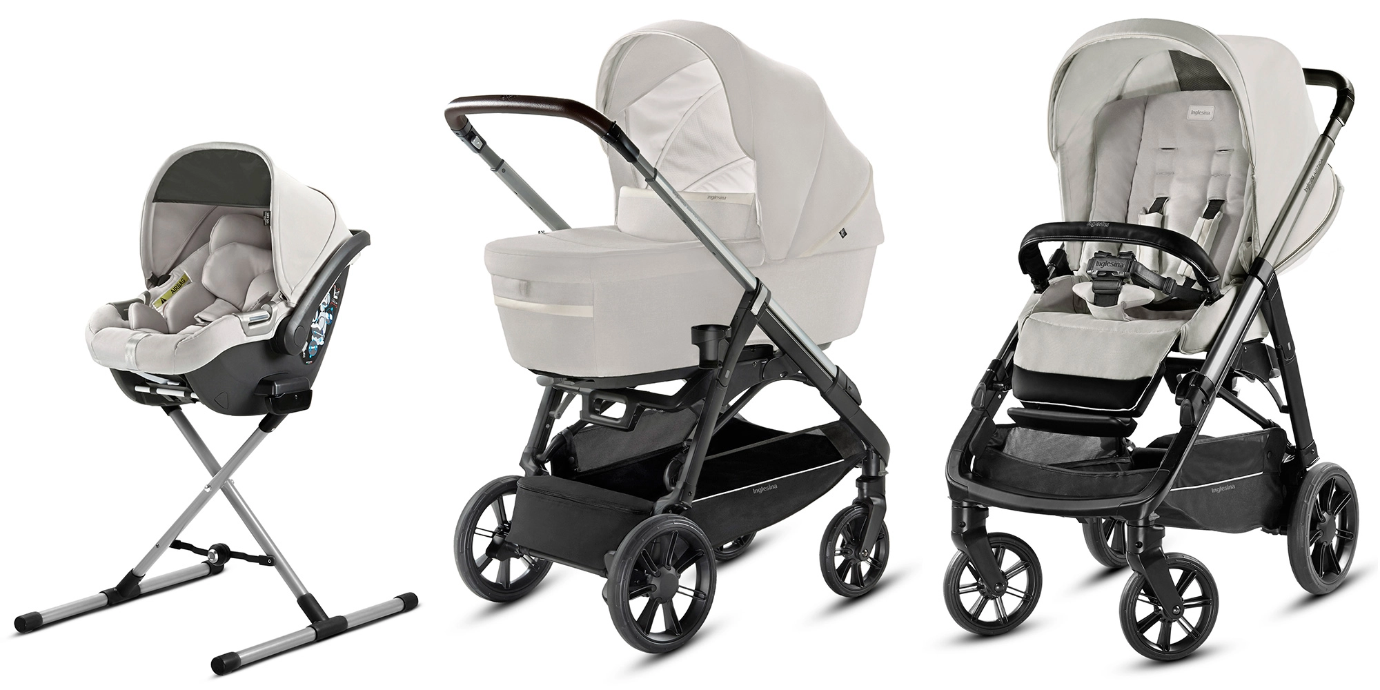 Коляска 3 в 1 Inglesina Aptica System Quattro Iceberg Grey/Black Coffee e8723c823fd267e6bb69686f3b602275