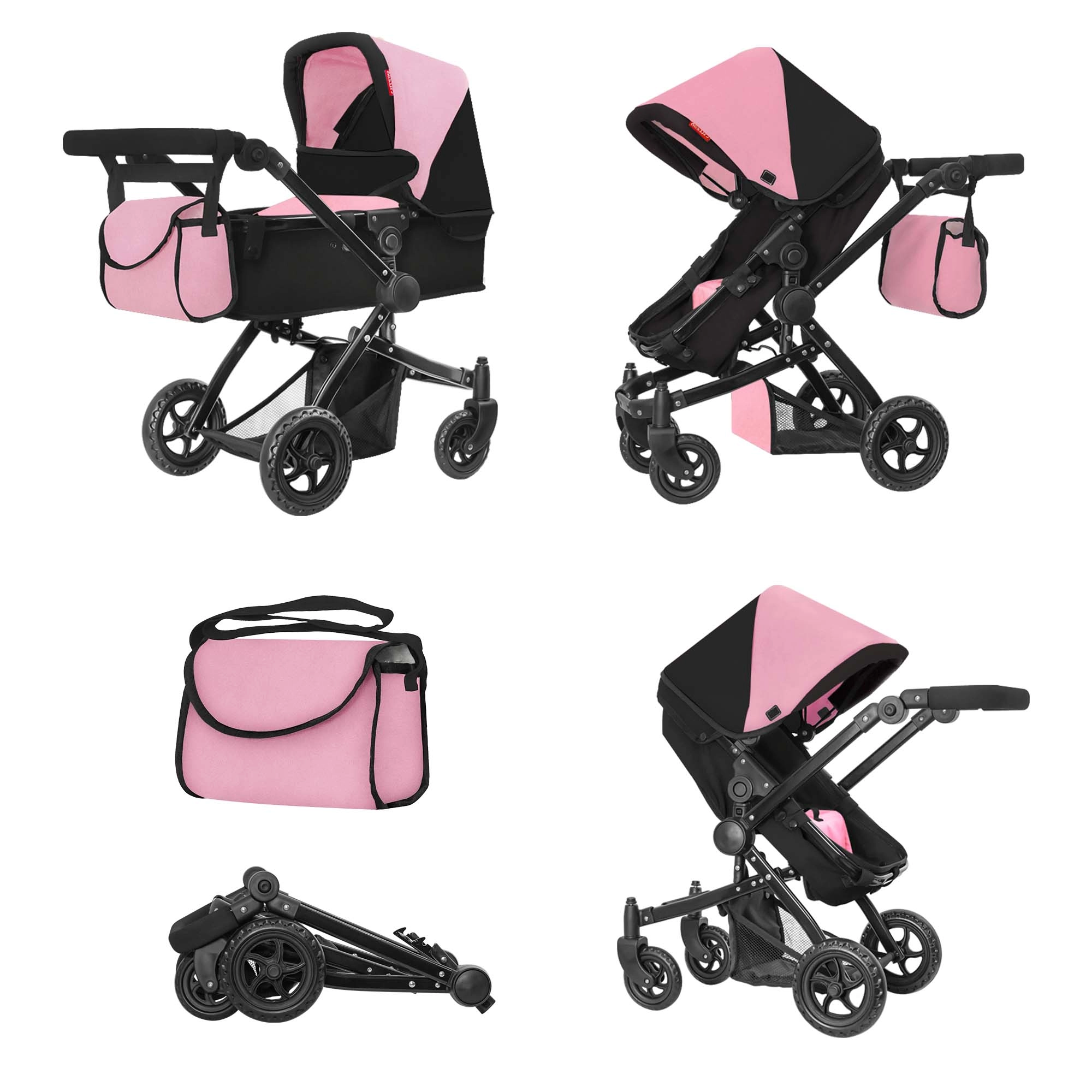 Коляски для кукол Carrello Maestro 2 в 1 PINK 510b2d8d10bc0882593ebfc4a7577924