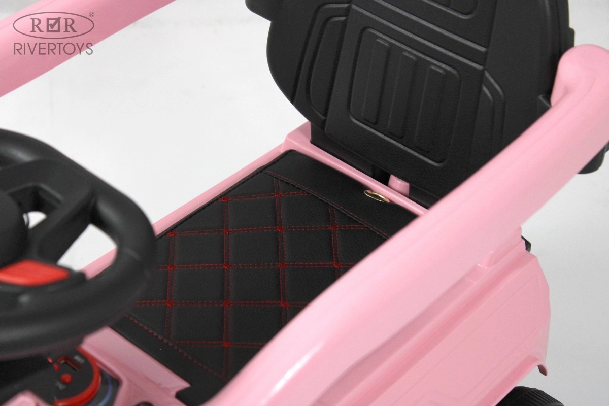 Детский электромобиль RiverToys G008GG-A розовый 5ub61lio3vpgtqjf704oa2q1850frhhb