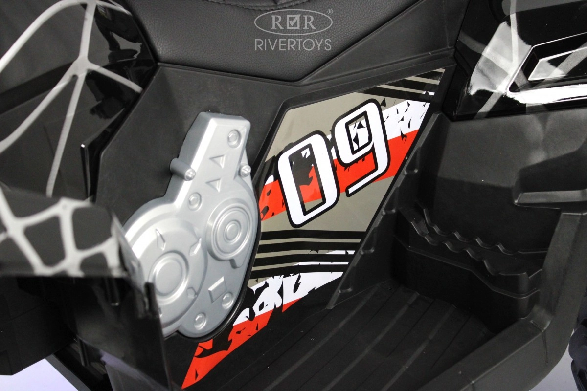 Детский электромобиль RiverToys X999XX черный спайдер 1d4gmz9vysldvs0utevkpse6jf6ij677