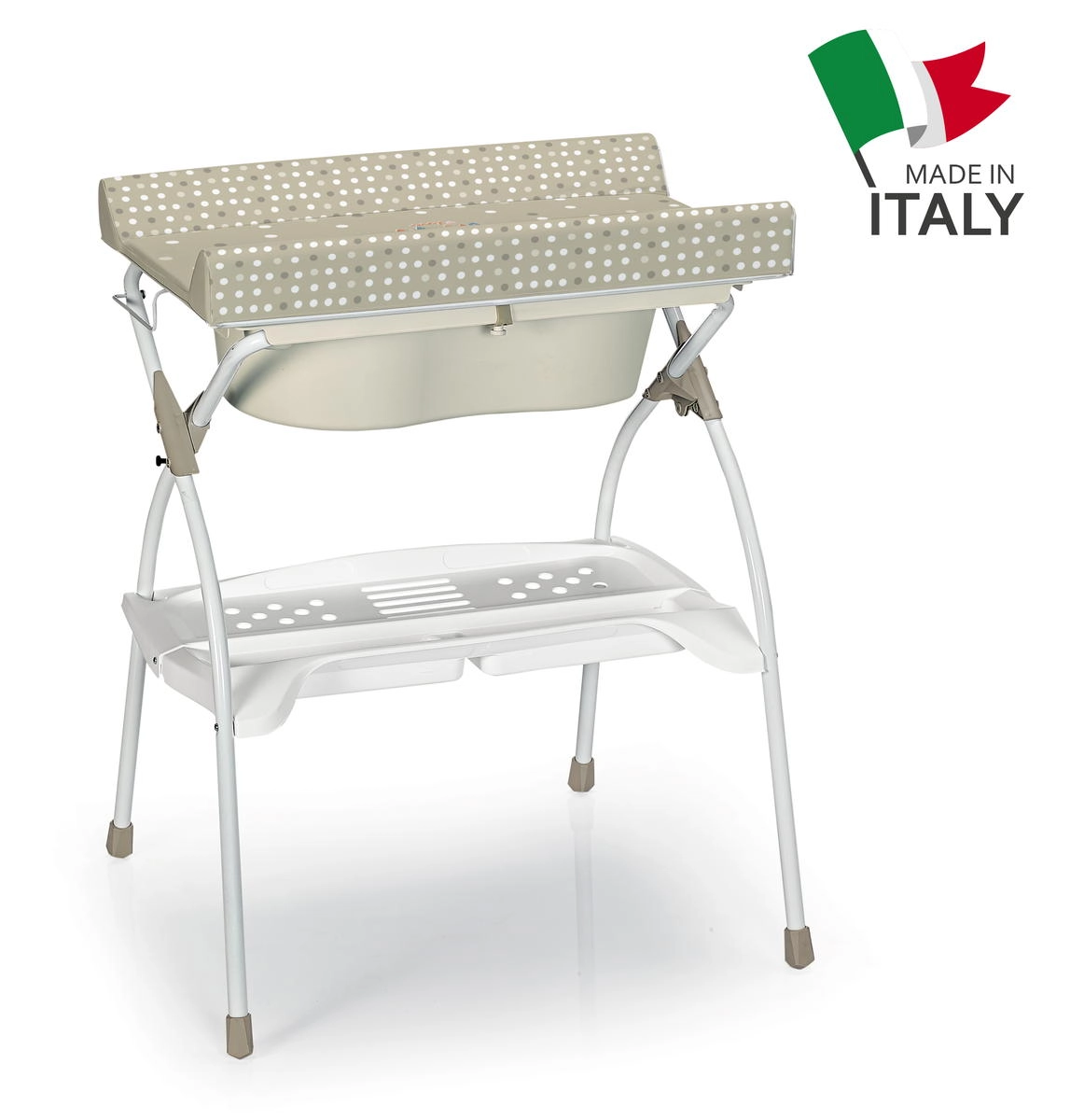 Пеленальный столик BabyLand by RAL-GOM New Rodi 2 в 1 Бежевый (Little Snail) 4es5rquez3lpn9wg13jvyq4whafe4pvl