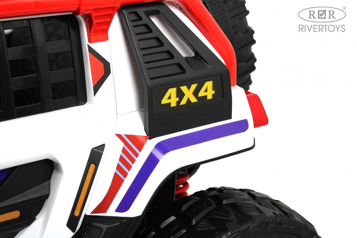 Детский электромобиль RiverToys K007AM белый uhogge9cpizn81j4t15xq8fdlznzp62p