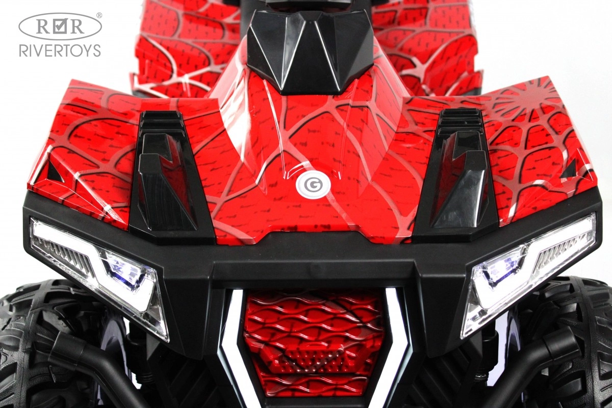 Детский электромобиль RiverToys X999XX красный спайдер v07r357odgi5w7bvift17gh6bnbvt2qg