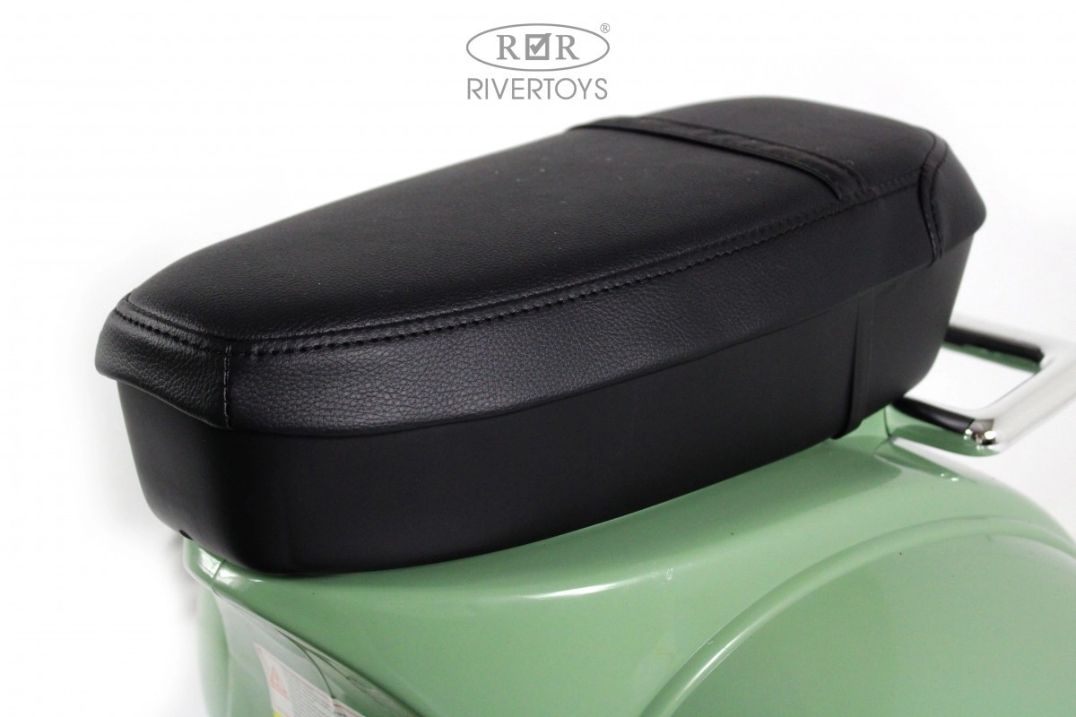 Детский электроскутер RiverToys VESPA M888MM зеленый axkhs3ebuuv4kq570ug3mfxsfg3p4q2s