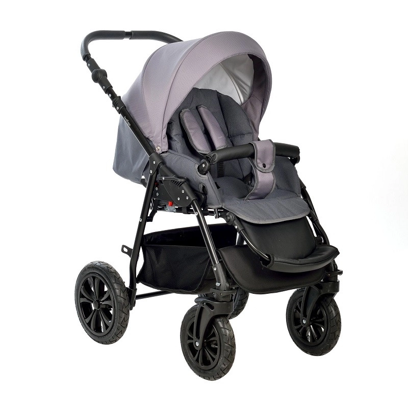 Коляска 2 в 1 Indigo CHARLOTTE Sity  т.серый+фиолетовый dtn1da5zx6tcq7kdvg3npo3l3y25umr0