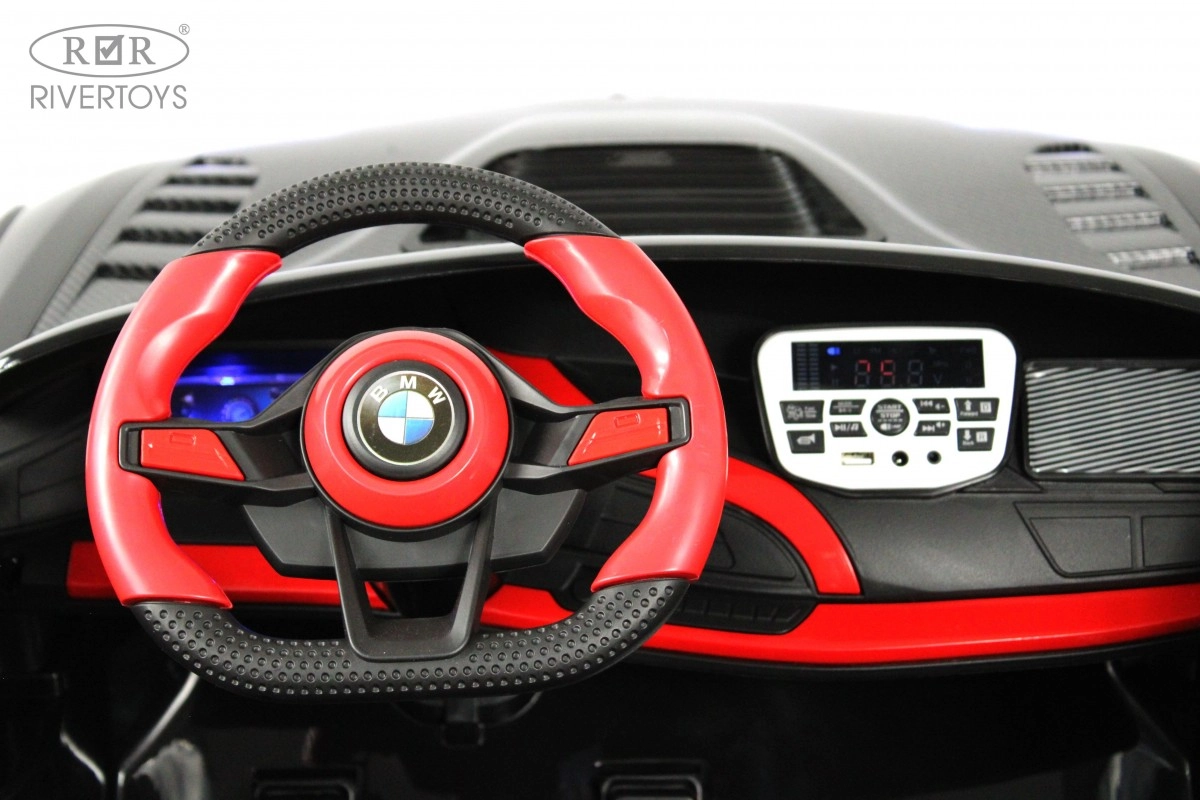 Детский электромобиль RiverToys G007GG черный dy2cub54o7ijl27o9p7m0294ml3r1zi1