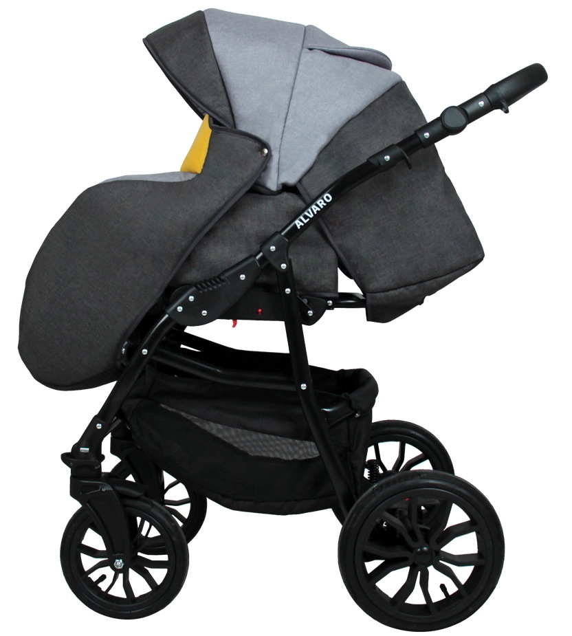 Коляска 3в1 Alis ALVARO т.серый+св.серый+желтая кожа ti9jb28ugesen5c4t8j1ofj10zeq5ztw