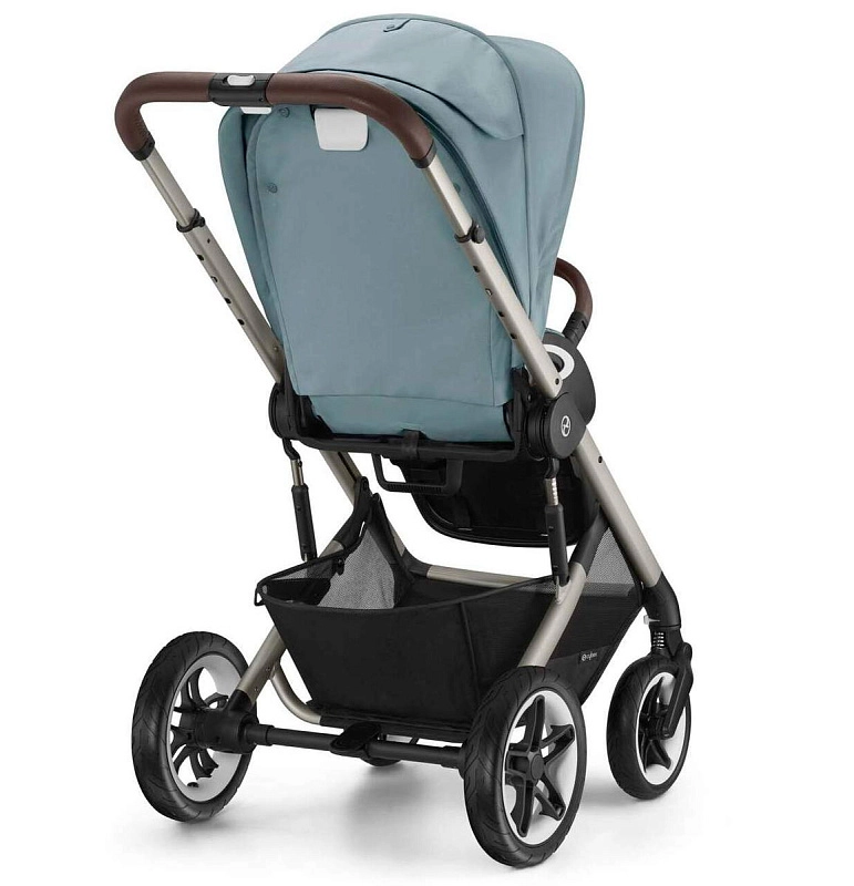Прогулочная коляска Cybex Talos S Lux TPE Stormy Blue с дождевиком3