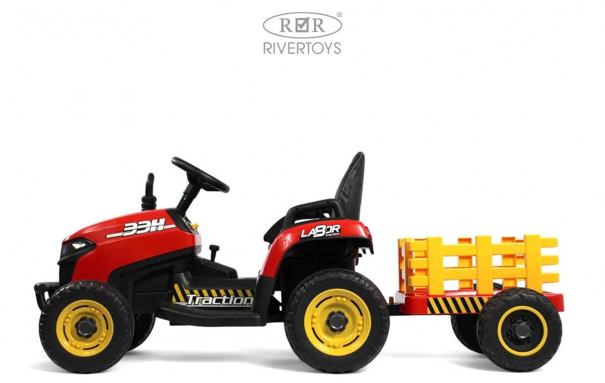 Детский электромобиль RiverToys K111KK красный jo8fdr80vej2sb4a1d7da6nvm9qhi7h8