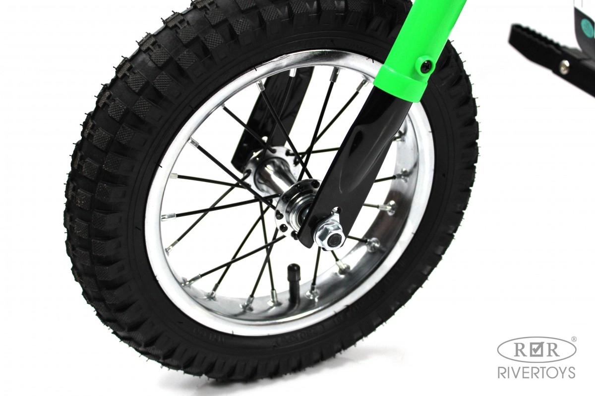 Детский электромотоцикл RiverToys A005AA MOTO зеленый rap786ssdqf6b8w3ceoobp3vj5hl7yyq