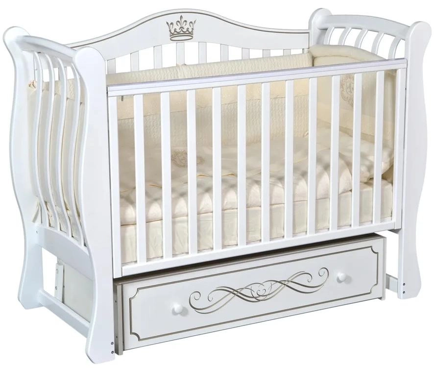 Детская кроватка АНТЕЛ Luiza 33 УМ Белый bnshu4n9fw4p1l5iht0gge4hgwtvuy6w