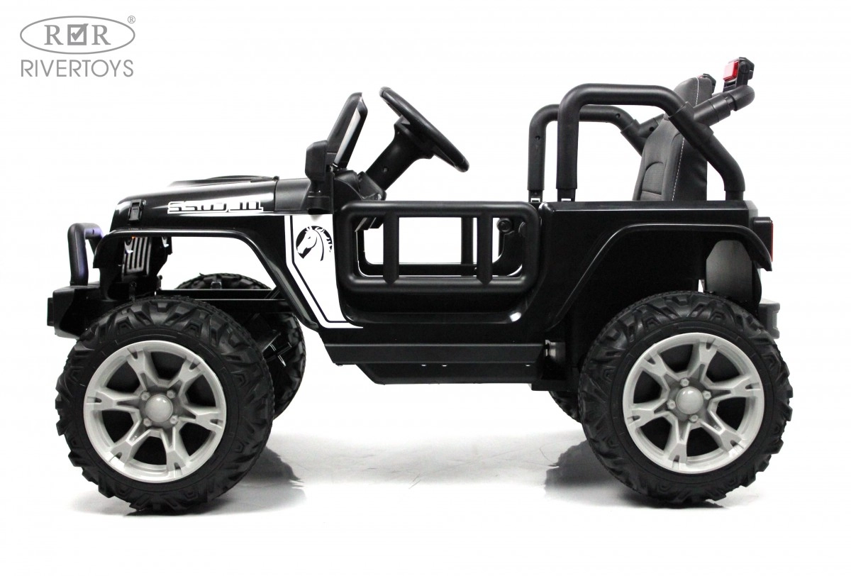 Детский электромобиль RiverToys T222TT 4WD черный 4lnohoq4pa5ts5co26630ppve0jvg62x