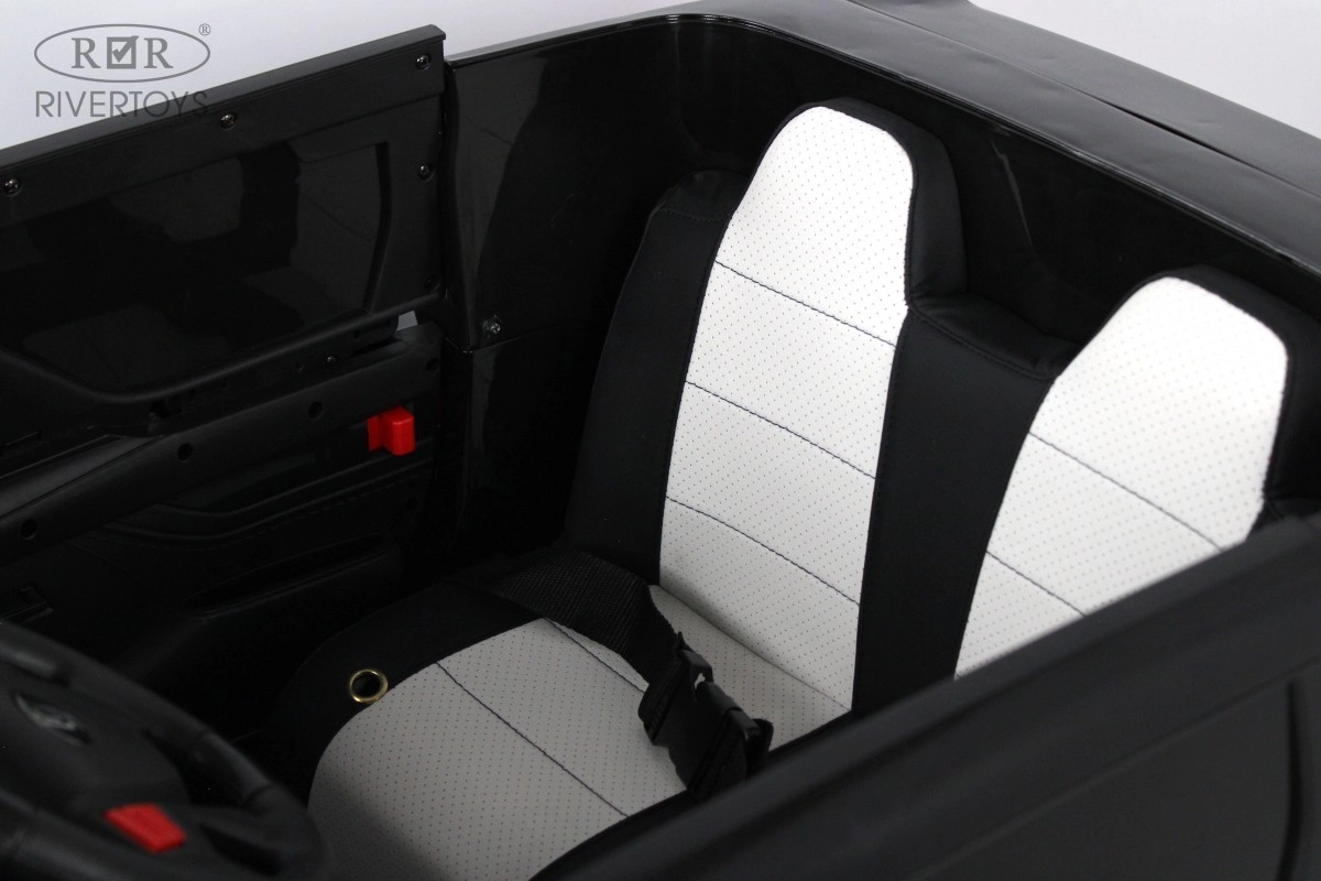 Детский электромобиль RiverToys K555AM черный глянец sp7sr2c8yiikgfiu4fya7hq9wg781m83