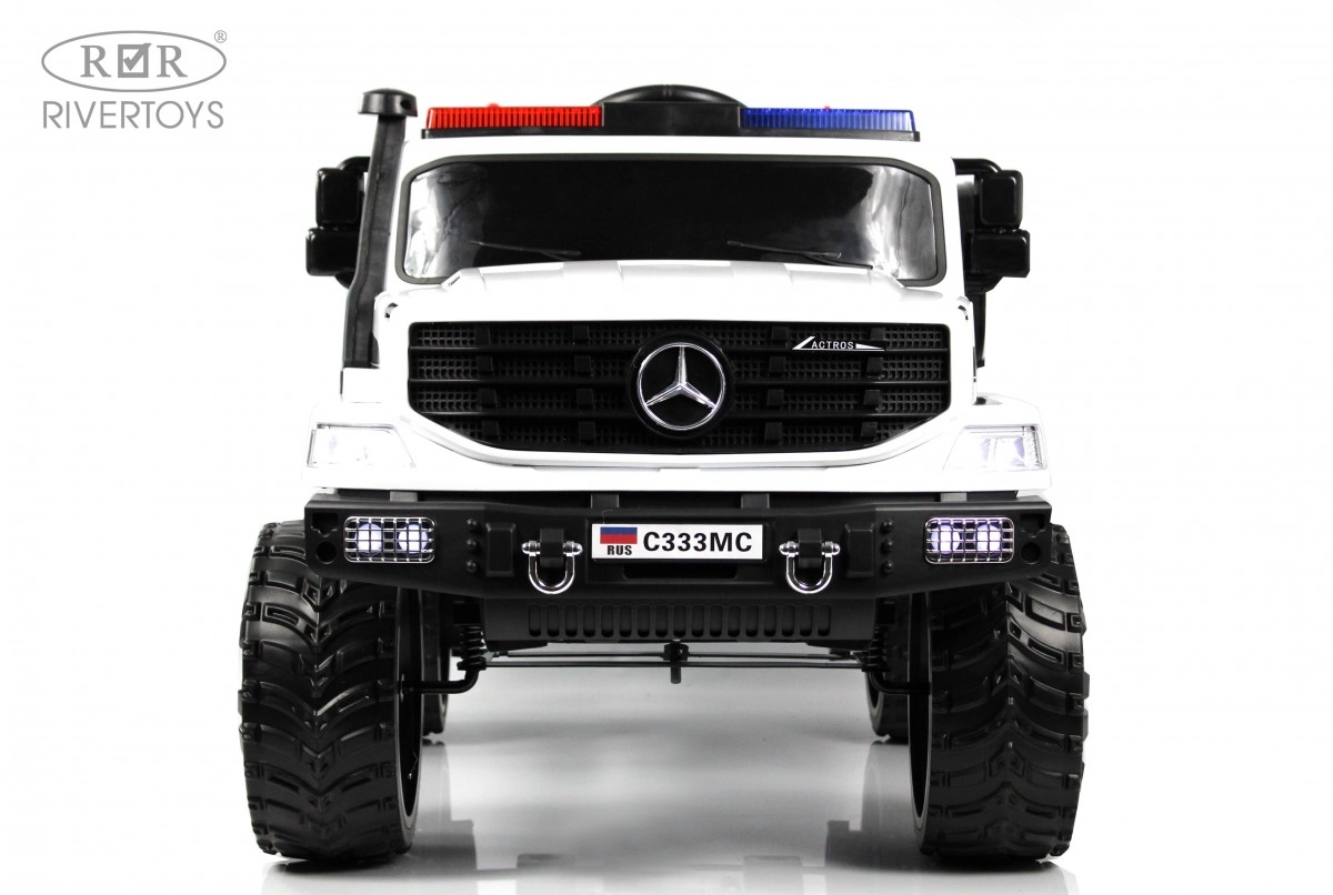 Детский электромобиль RiverToys C333MC белый hwszoedxzod7dc67gfa0b2ingdmjd1c7