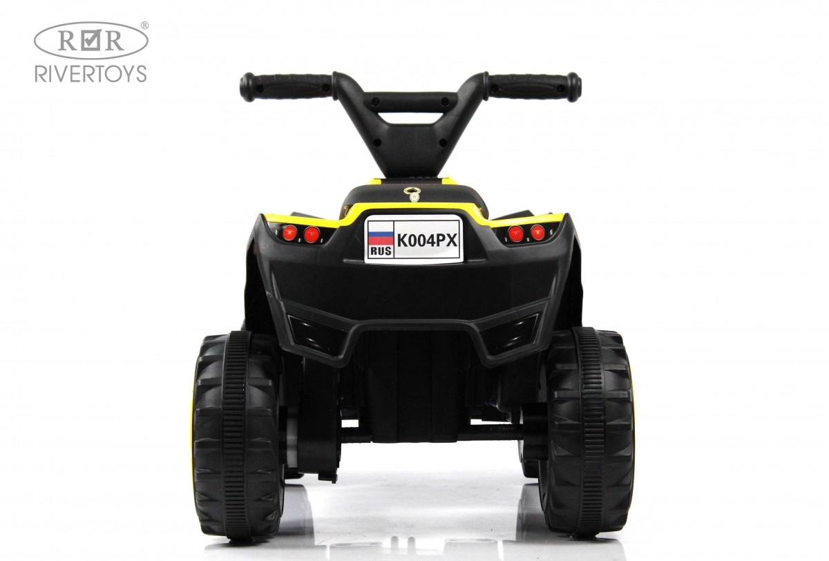 Детский электроквадроцикл RiverToys K004PX желтый 75t24xuoqfs5fp3aj8w5rfab1733h14i