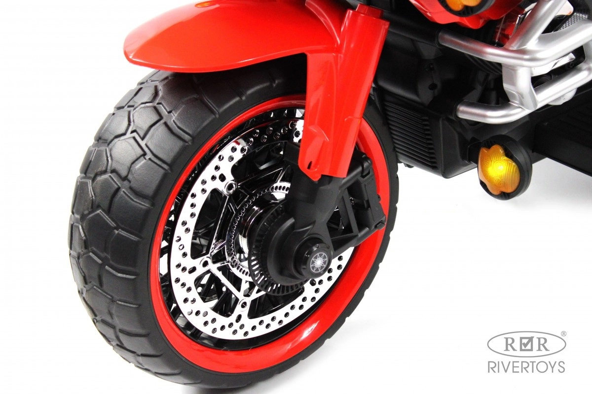 Детский электромотоцикл RiverToys М009БХ красный jix8rlp75e49zsrv00rkuhl827ocfqka