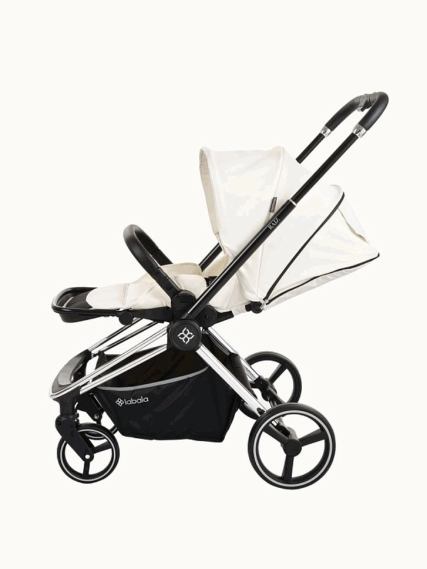 Коляска 2 в 1 Labala RAIZ White1