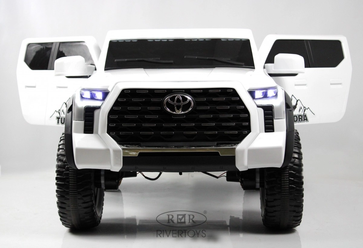 Детский электромобиль RiverToys Toyota Tundra G444GG белый rx45ih5zmzjpmboo2wn26l8vb3r9yq1s