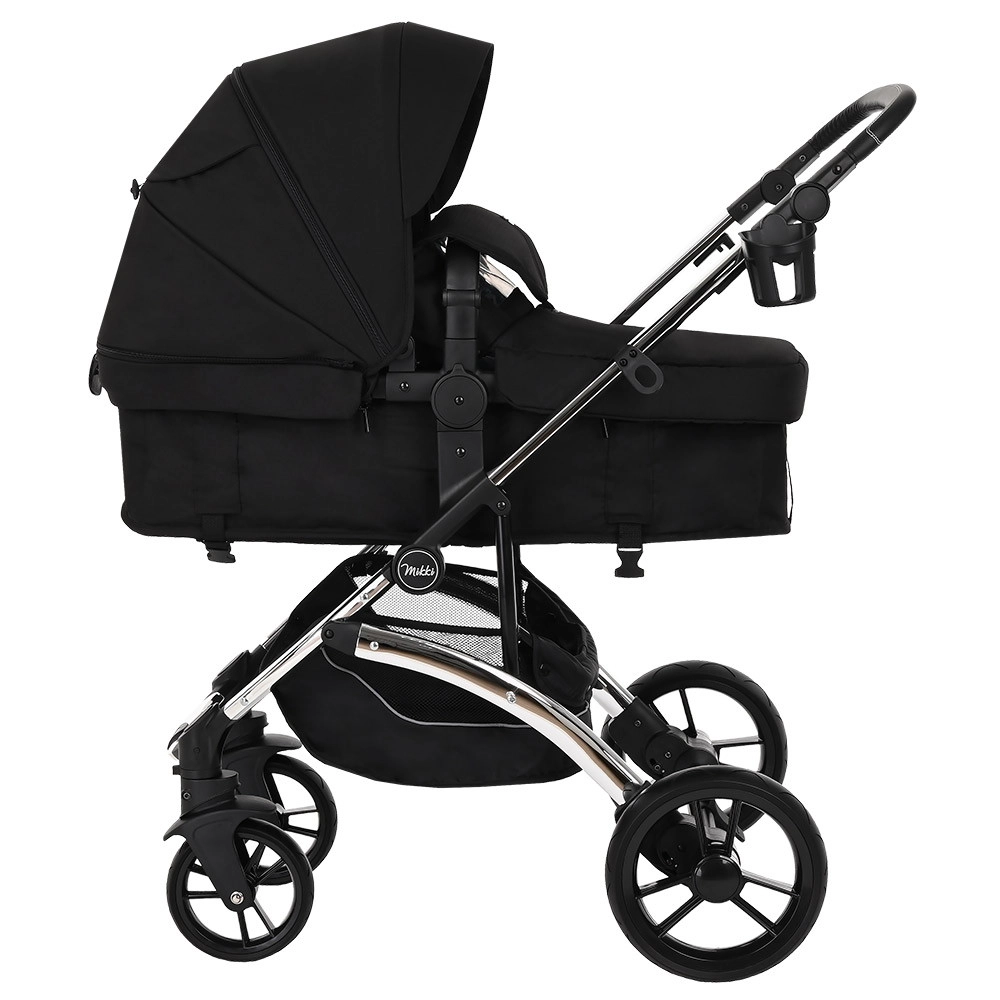 Коляска-трансформер PITUSO MIKKI Black/Chrome l3gxm182cl7jzdgjl822n0admskljcac