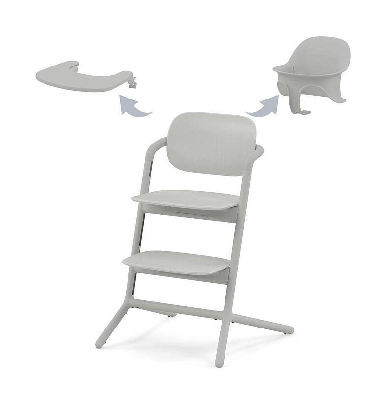 Стульчик для кормления Cybex Lemo 4 в 1 Suede Grey3