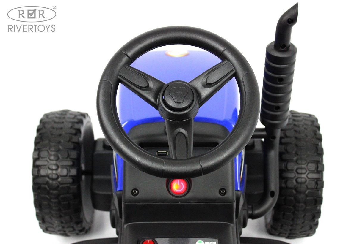 Детский электромобиль RiverToys Трактор H444HH синий b2pnahdqtlfiq8bcwqxxf4yjt8utiofl