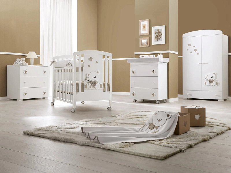 Детская кровать Erbesi Tato белыйсерый2