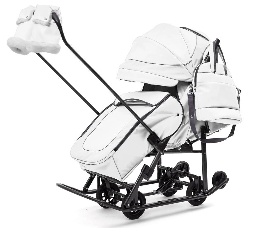 Санки-коляска Pikate Deluxe White k1trei2n5h5hkktx4c16htva9cetgmrr