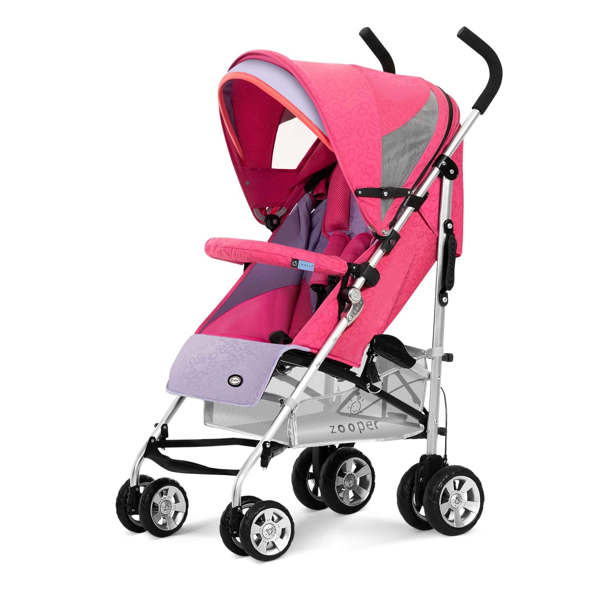 Коляска-трость Zooper Twist Smart + Kit (Wild Peach)