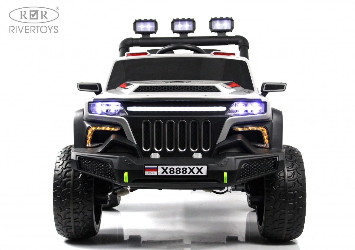 Детский электромобиль RiverToys X888XX серый 75mcxaor7hfllnksa2faayimynt2dee0