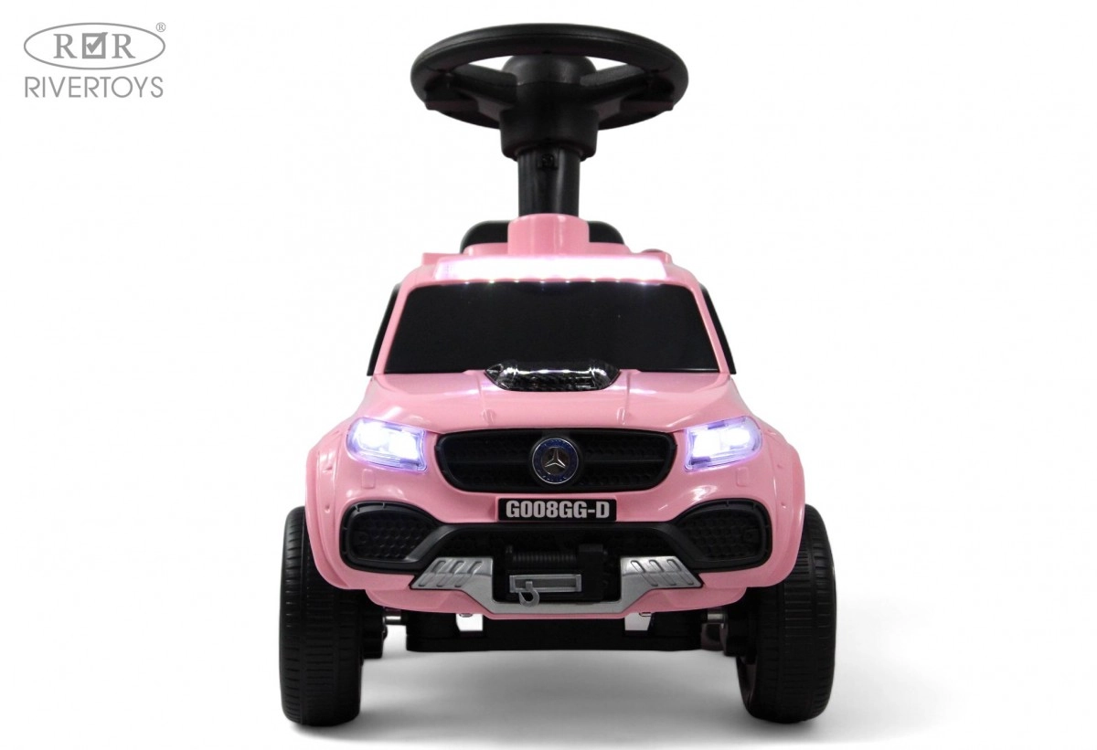 Детский электромобиль RiverToys G008GG-D розовый c61vklhr69exdlmsno8db291lw7p1x21