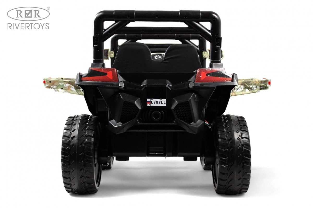 Детский электромобиль RiverToys L888LL зеленый камуфляж 0jr25dg4f4ko5z4svh39j4wtawj07m1j