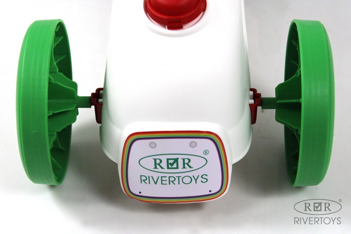 Детский толокар RiverToys G100GG белый a2i8n3idt2hbt6esz229r7zyp8ib46ao