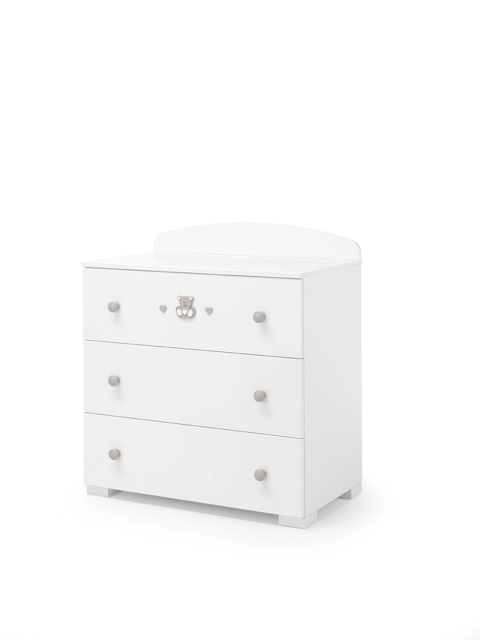 Пеленальный комод Erbesi Charly белый/серый 7a3ee91b04f0b4c5b4ce724aed63c043