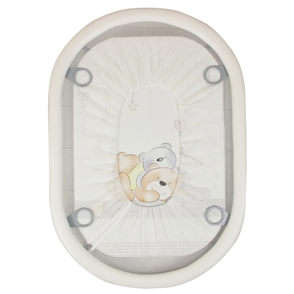 Манеж детский Globex Овал коллекция Мишки Серый iau6rp32p5zj2egn3b2ainwqt083gdds