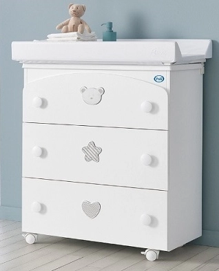 Пеленальный комод Pali Merlino (Birillo) White 890266ac0aeae0670f7fb71ccb89b9df