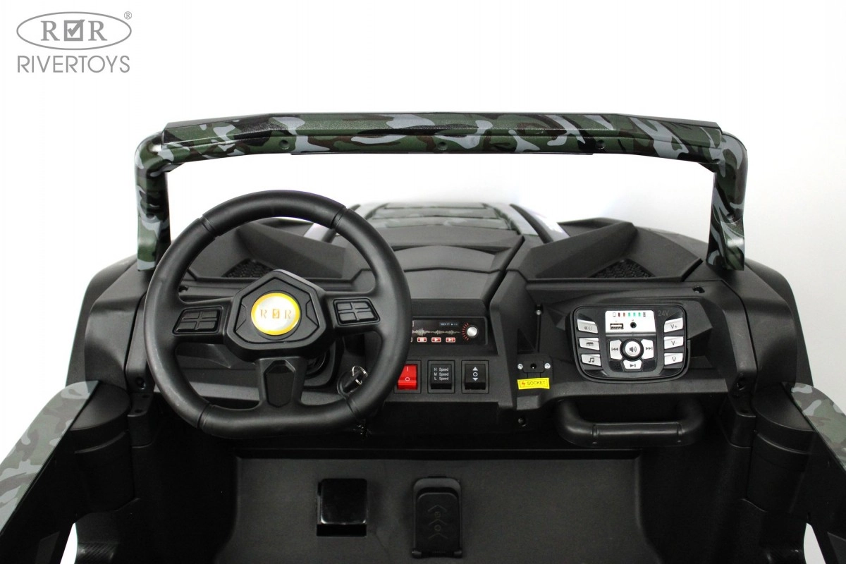 Детский электромобиль RiverToys M222MM зеленый камуфляж 5zd7uhmlxvezxlhp2zio2ps29q911npl