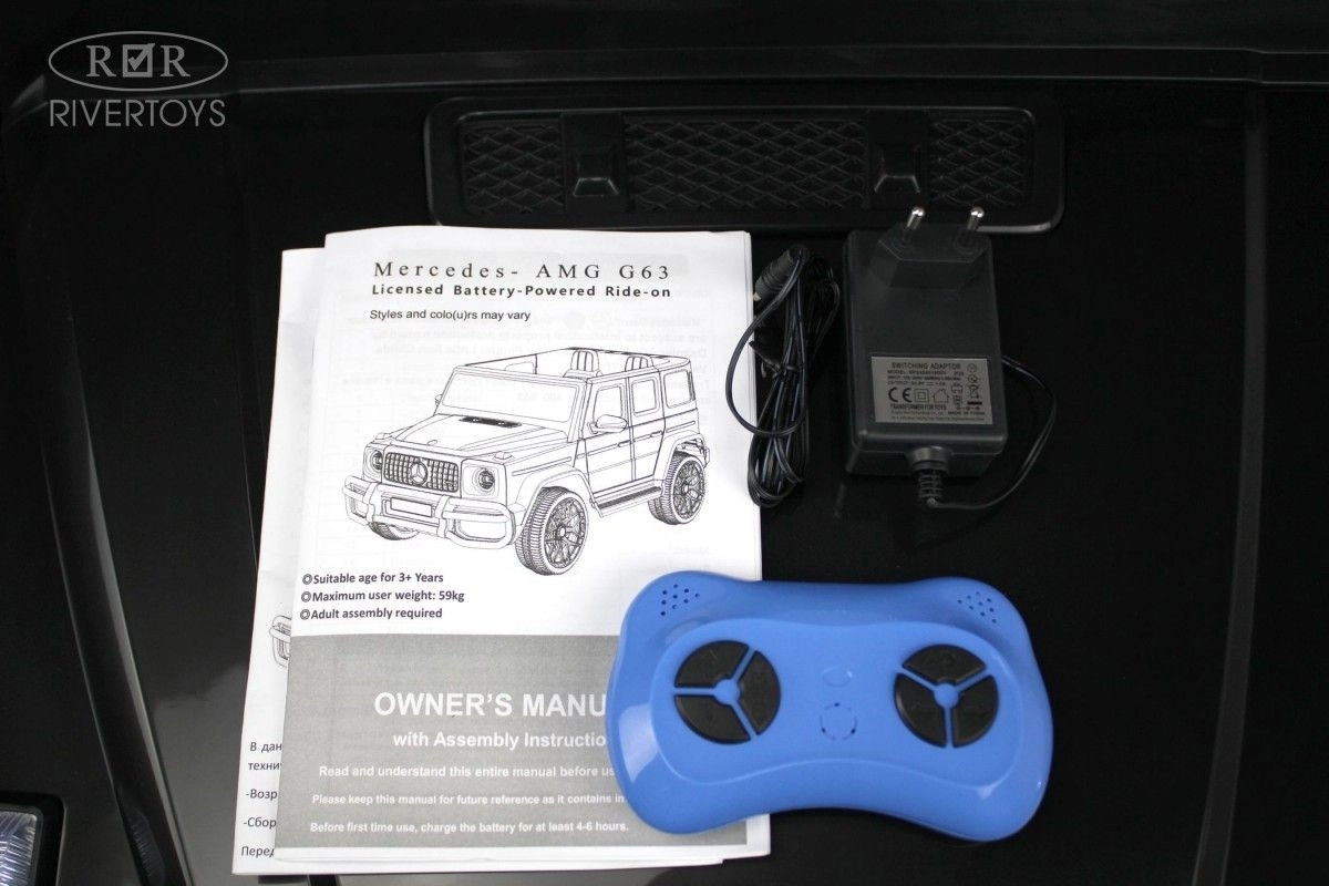Детский электромобиль RiverToys Mercedes-AMG G63 (S307) черный 0lzpegoyzosz3wqjeif3ing35474h1nz