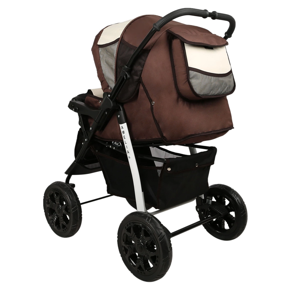 Прогулочная коляска Alis AMELIA I  коричневый+св.бежевый rxymgj80vnlalvj05ut3agqfs1l5om58