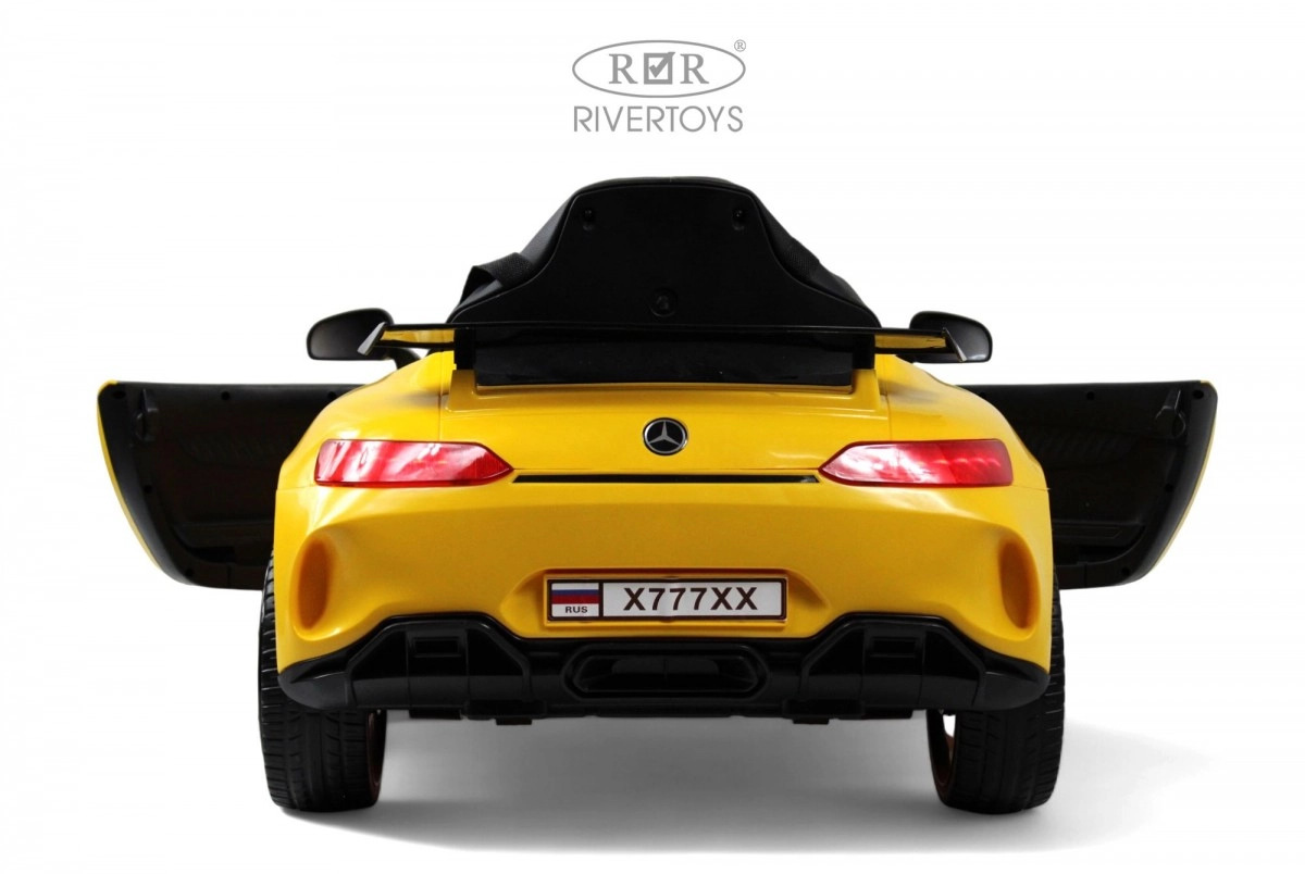 Детский электромобиль RiverToys Mercedes-Benz AMG GT X777XX желтый b2jt60vrmq6cj7y0m565pes6k8c9ujk3