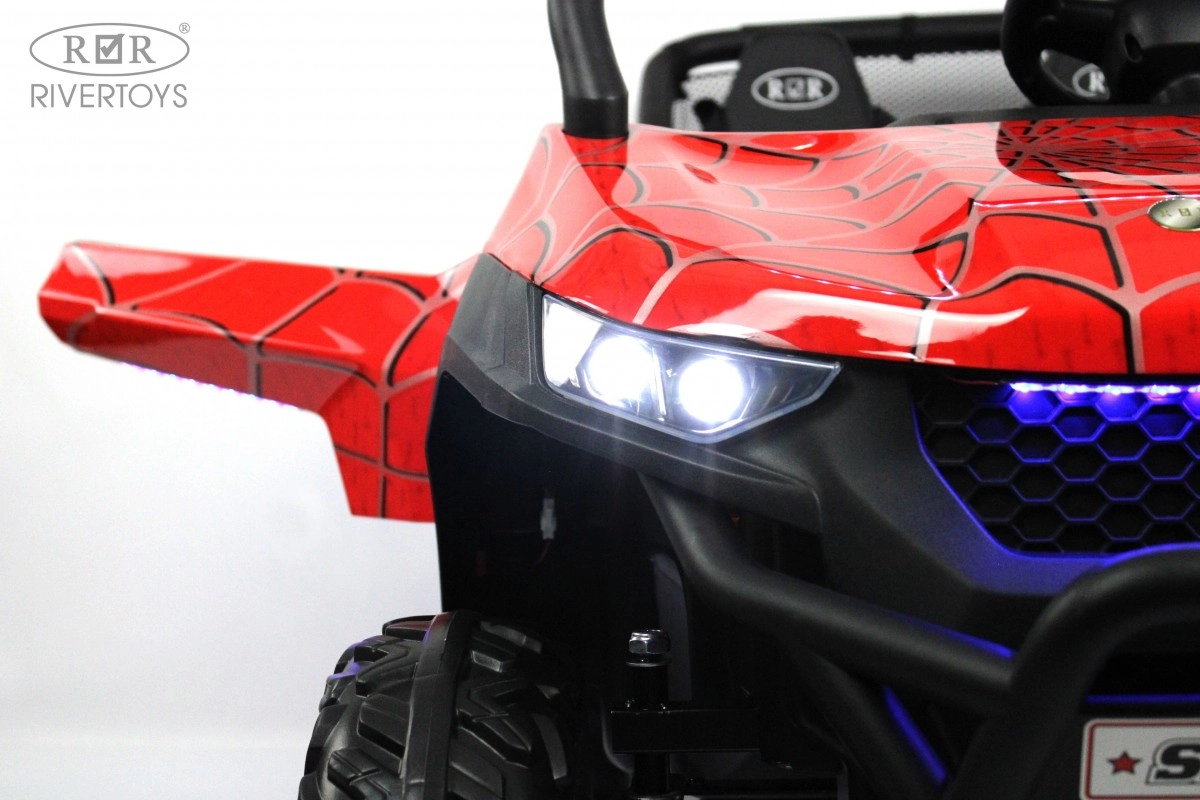 Детский электромобиль RiverToys T777TT 4WD красный Spider 2j0ln2hsgeodc0uaquer2qyd0qykryvo