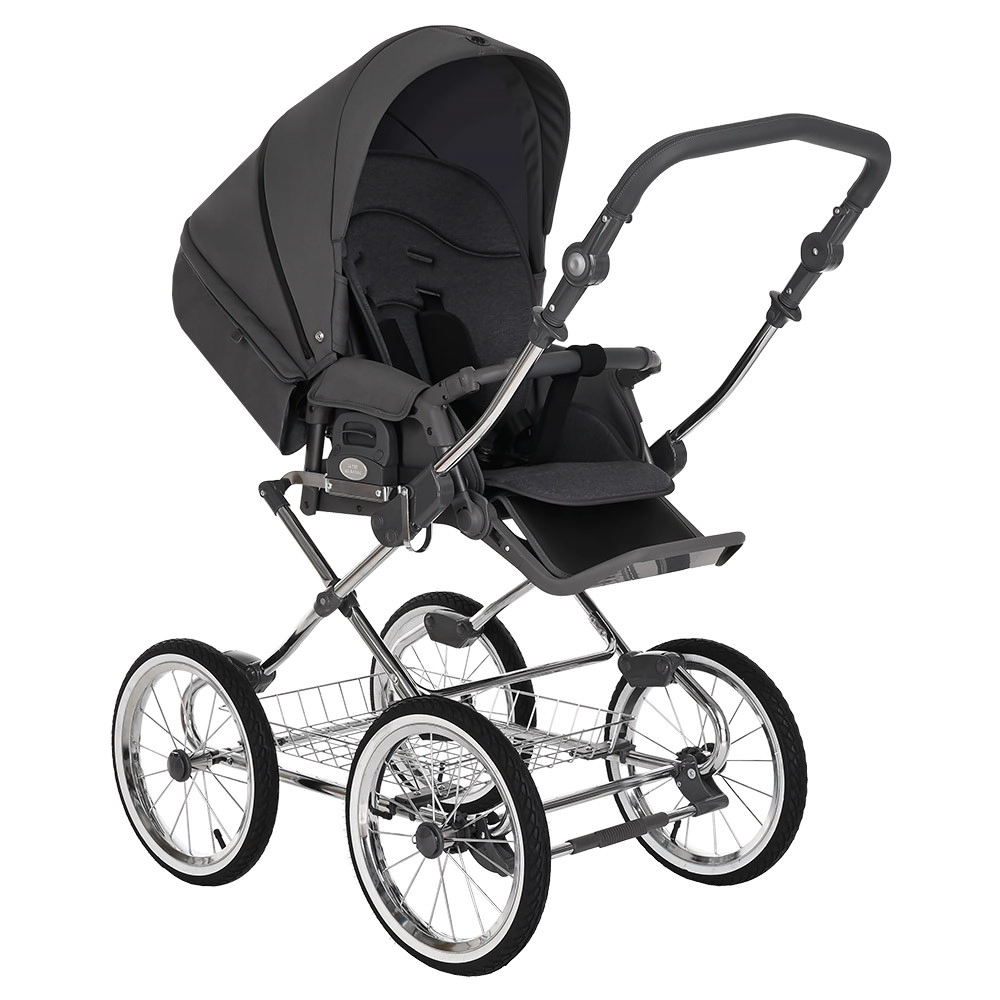 Коляска 2 в 1 Roan Bass Next Classic, d14 Steel Grey/Chrome//руч.Серый l4hpr0i4k499kc5kft8rulk44x0yptjk