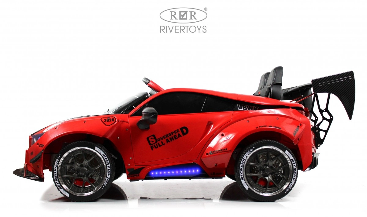 Детский электромобиль RiverToys G007GG красный eabmdyeuvgcrd3biec7snk9qaclplw6b