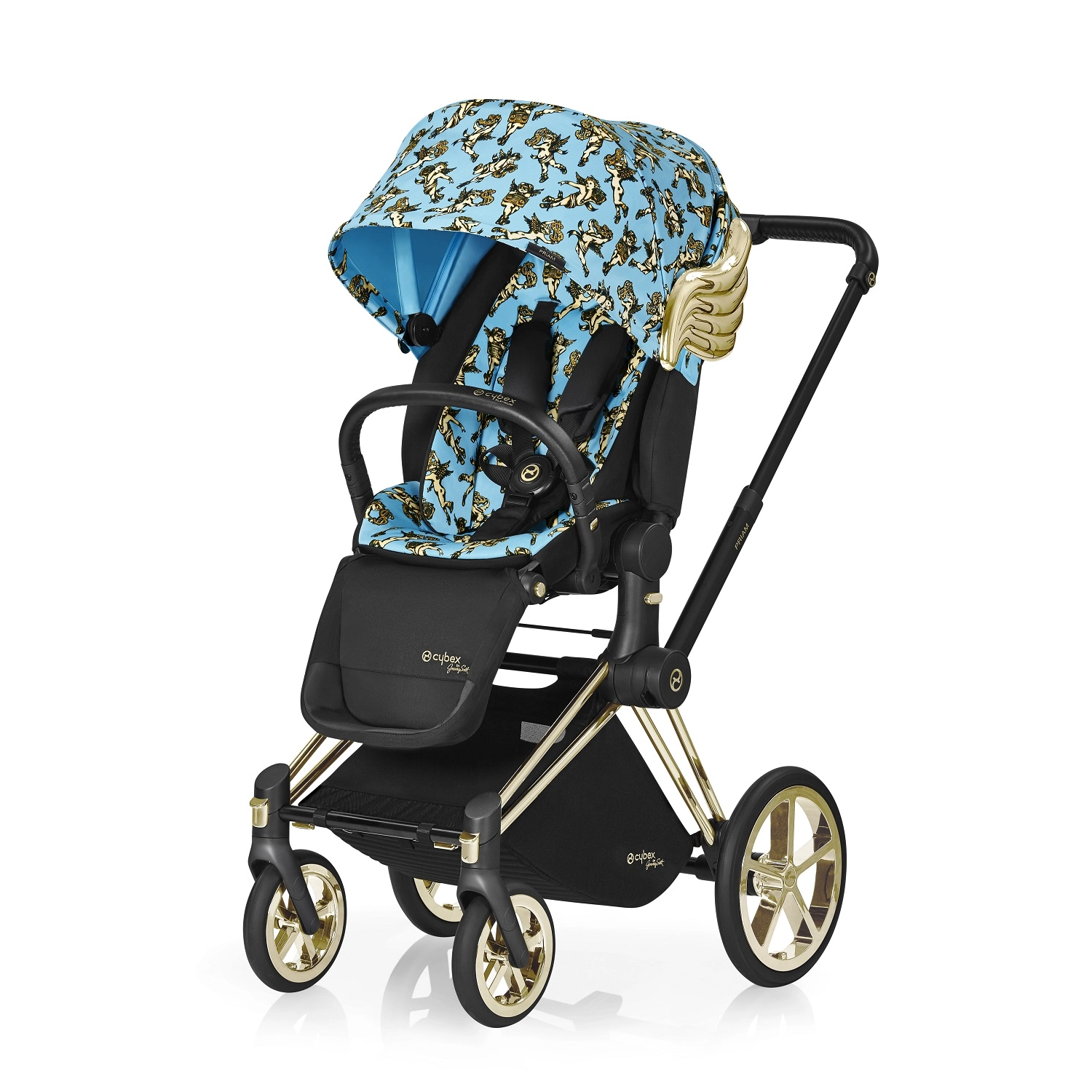 Прогулочная коляска Cybex Priam by Jeremy Scott Cherubs Cherubs Blue 9d0b72a9cdb71ce6a74ff17db9354473