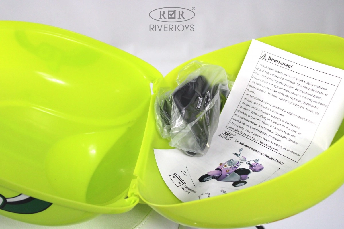 Детский электромобиль RiverToys Z444ZZ зеленый ph7emeip0x0r902bfyrl0g9zn142wxyg