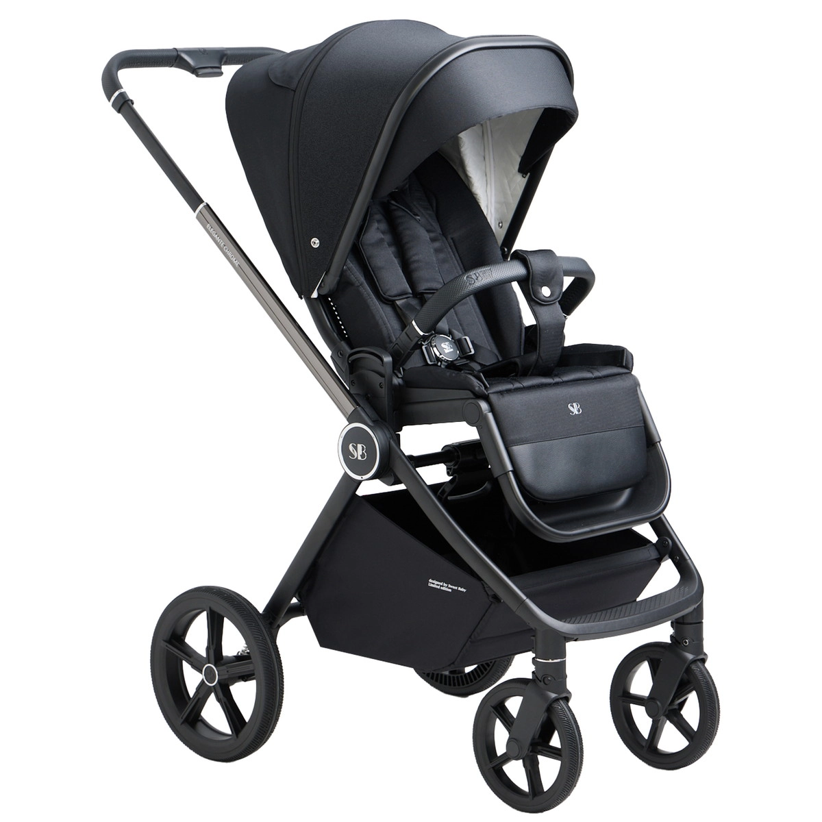 Коляска 2 в 1 Sweet Baby Elegante Chrome Black ihrma188syxm4z3td2l32gt1651tucoo