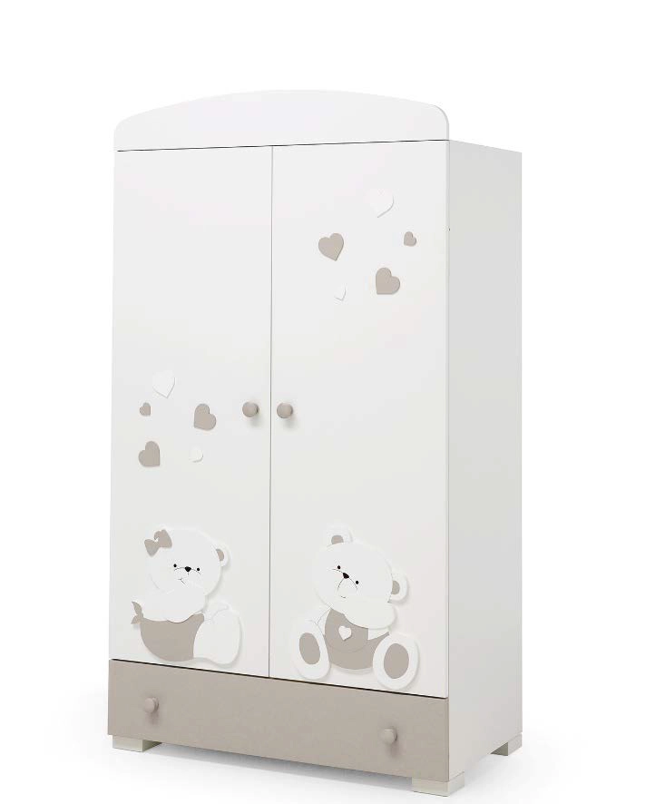 Шкаф Erbesi Mirtillo Белый/Песочный ddb86ea7b6743d4799096551c871b881