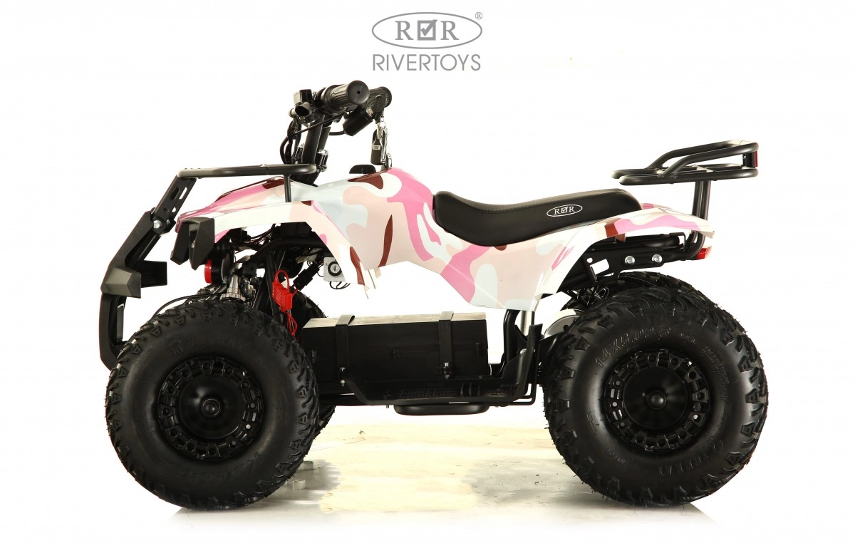 Детский электроквадроцикл RiverToys TIKI LUX розовый камуфляж 0tr8n26a7l47753o5ridwzu7bybl3ckj