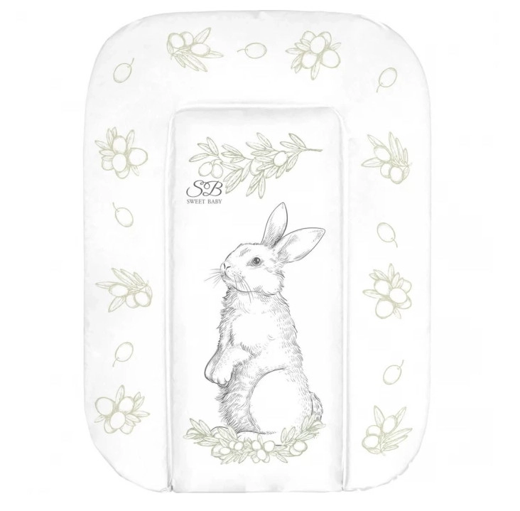 Пеленальный матрасик 48х71 Sweet Baby Foresta Magica Grigio/oliva (заяц серый/оливковый) vw1vy88vsn71f7f54r8r4mzj3yef125f