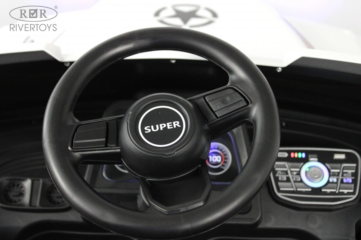 Детский электромобиль RiverToys X888XX белый zf414bl4kcsyjfvj6wo9vggip6v6lst4