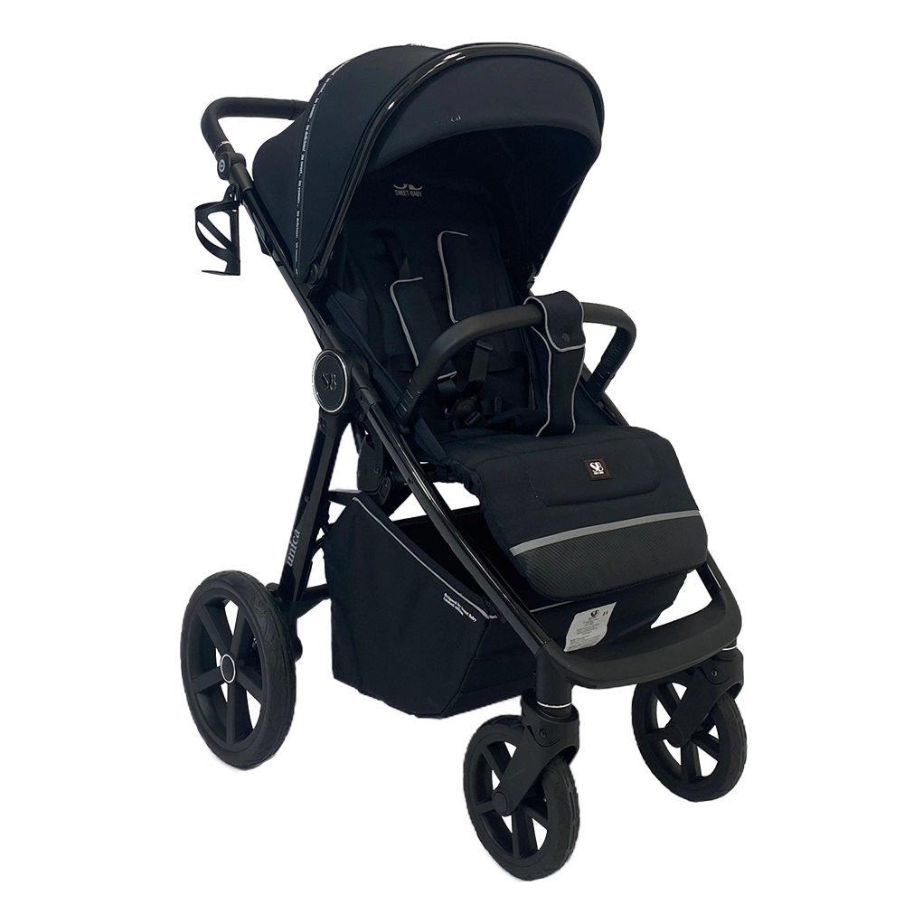 Прогулочная коляска Sweet Baby Unica Black 108135111-progulochnaya-kolyaska-sweet-baby-unica-black